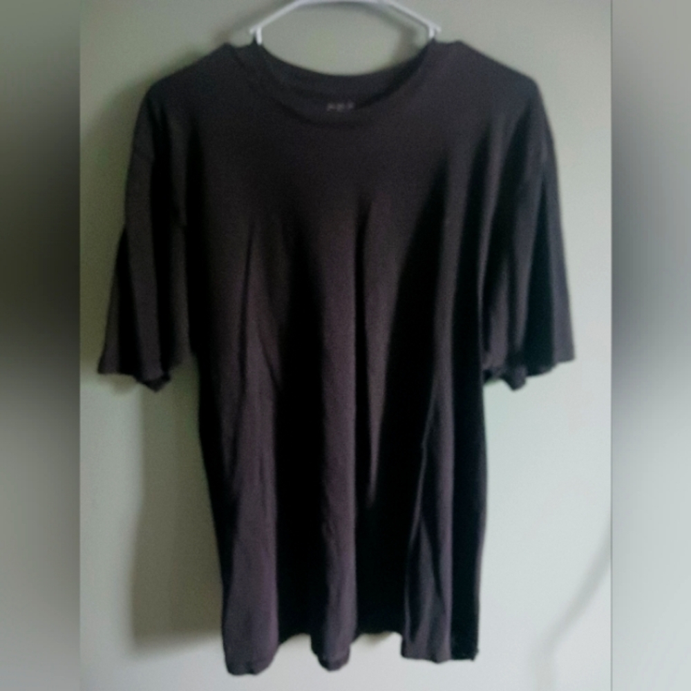 Plain black shirt medium thick material